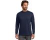Hanes® Beefy-T® 100% Cotton Long Sleeve T-Shirt - Navy